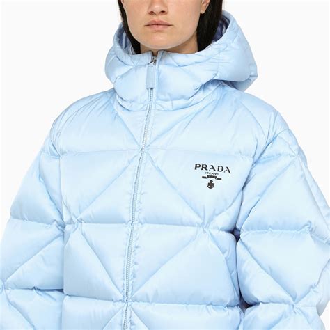 prada coat blue|prada jacket outlet.